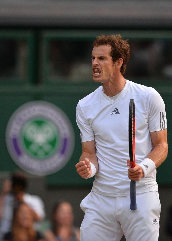 [高清组图]穆雷复仇扬诺维茨 晋级大满贯决赛