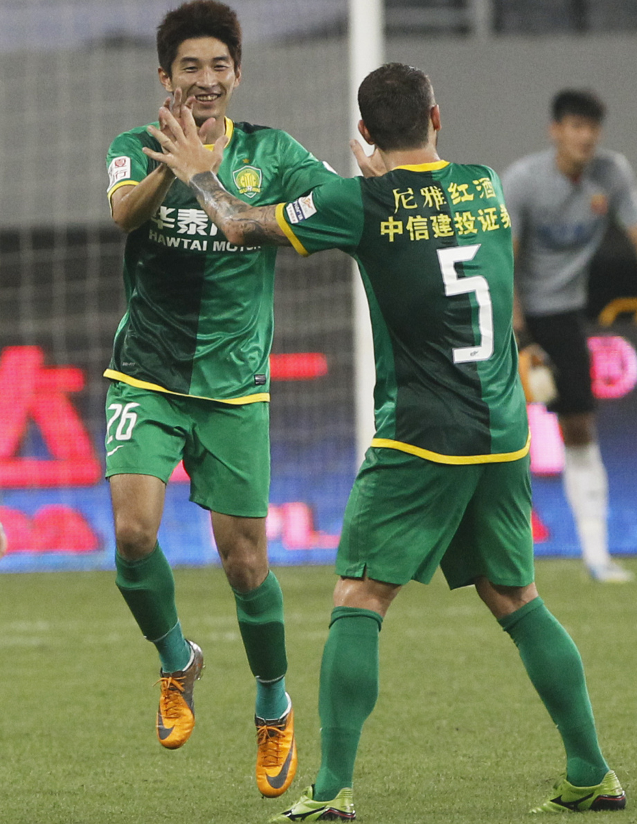 高清组图格隆传射佳一王皓破门国安30上港