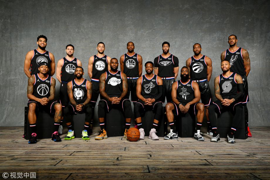 高清组图nba全明星正赛球员写真c位不出所料