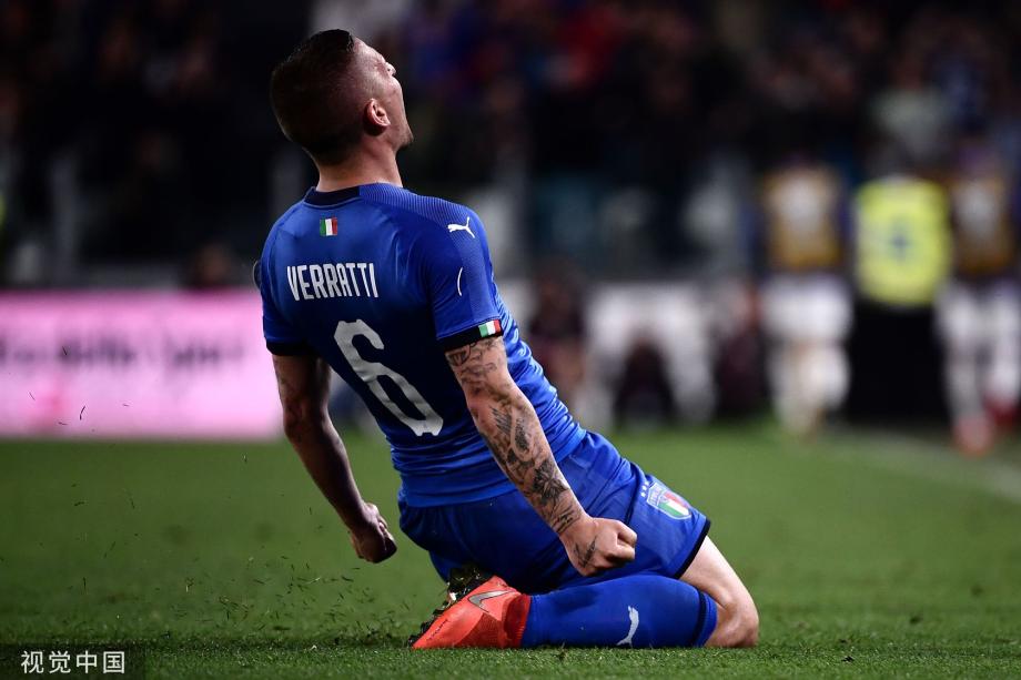 [高清组图]因西涅世界波 助攻绝杀 意大利夺4连胜