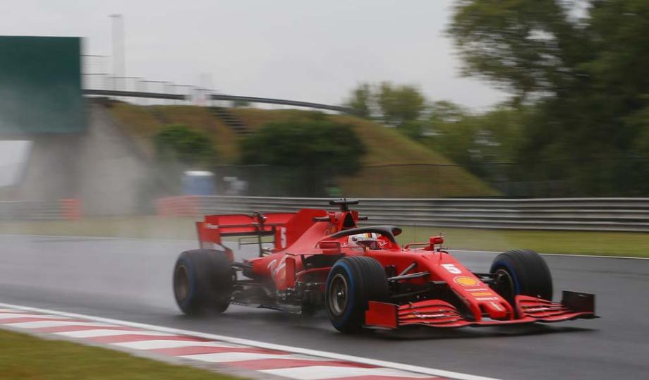 [图]F1匈牙利站FP2 雨战维特尔最快博塔斯第二