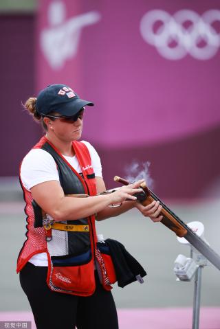 图东京奥运会射击女子双向飞碟决赛魏萌摘铜