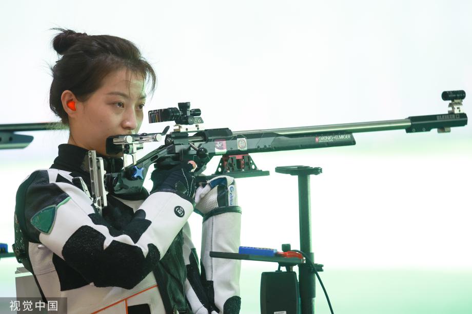 [图]女子50米步枪三姿预赛：史梦瑶、陈东琦皆出局