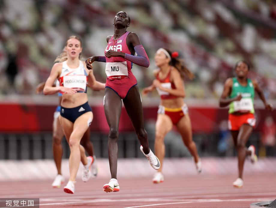[图]女子800米决赛：王春雨夺第5 阿辛-穆夺金