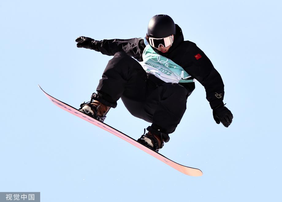 [图]单板男子大跳台资格赛 苏翊鸣第五晋级决赛