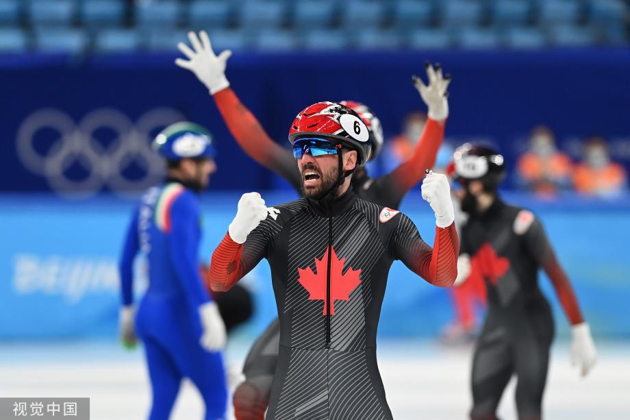 [图]短道男子5000米接力加拿大夺金 中国队无缘奖牌