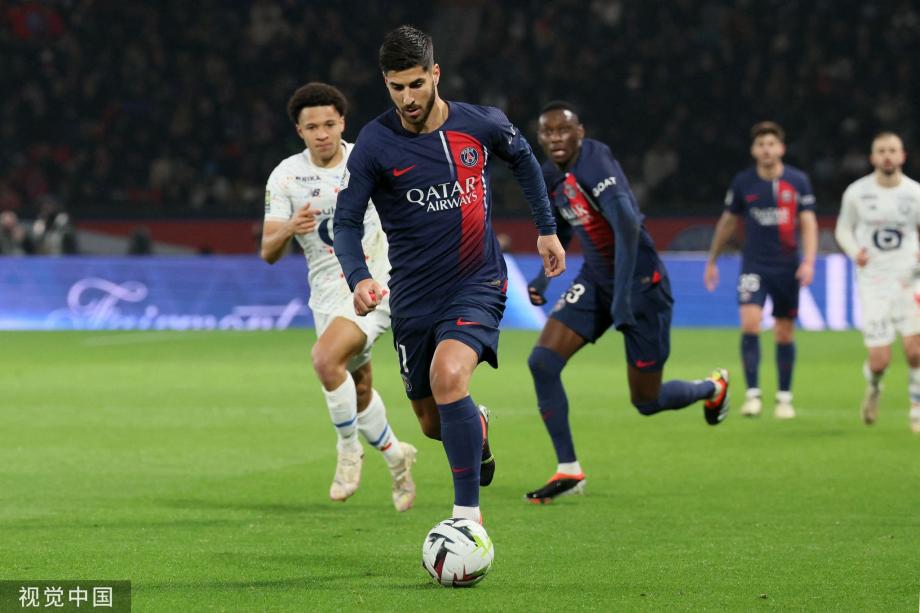 法甲-拉莫斯建功穆阿尼破门 大巴黎3-1里尔