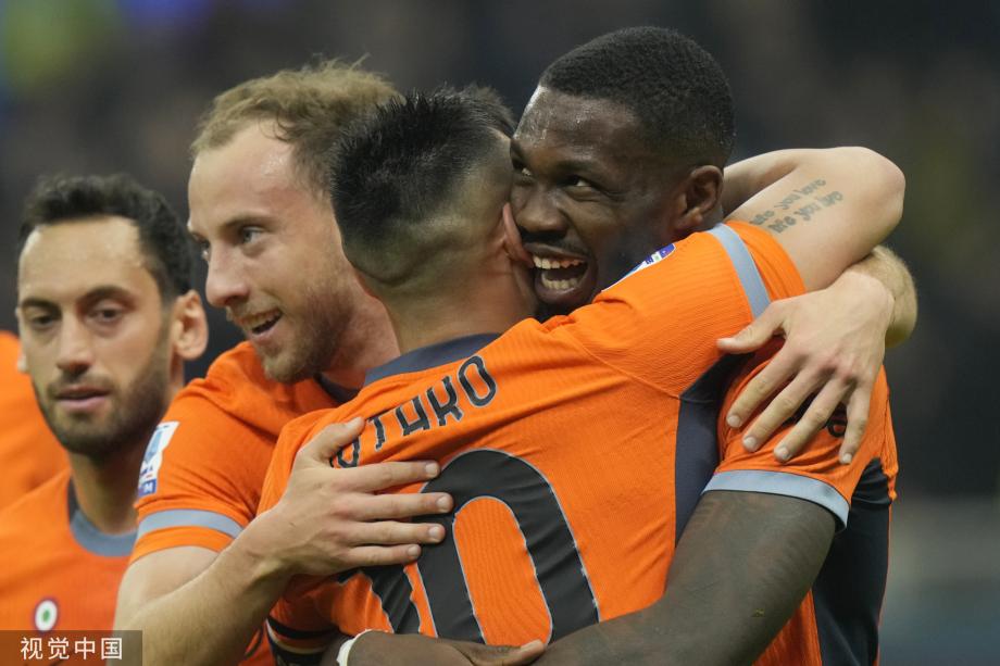 意甲-劳塔罗小图拉姆破门 国际米兰4-0萨勒尼塔纳