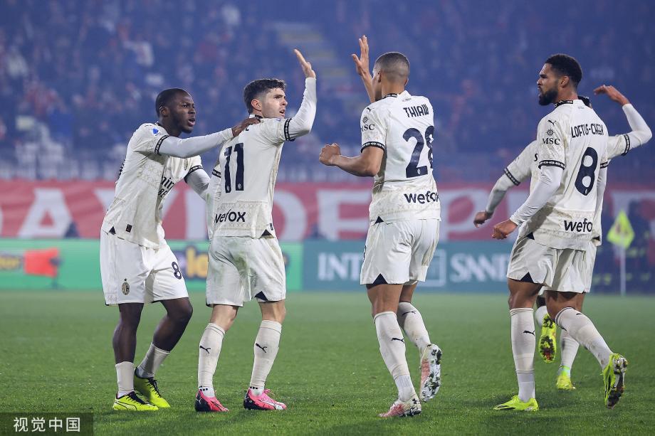 意甲-约维奇掌掴红牌 米兰2-4蒙扎9轮不败终结