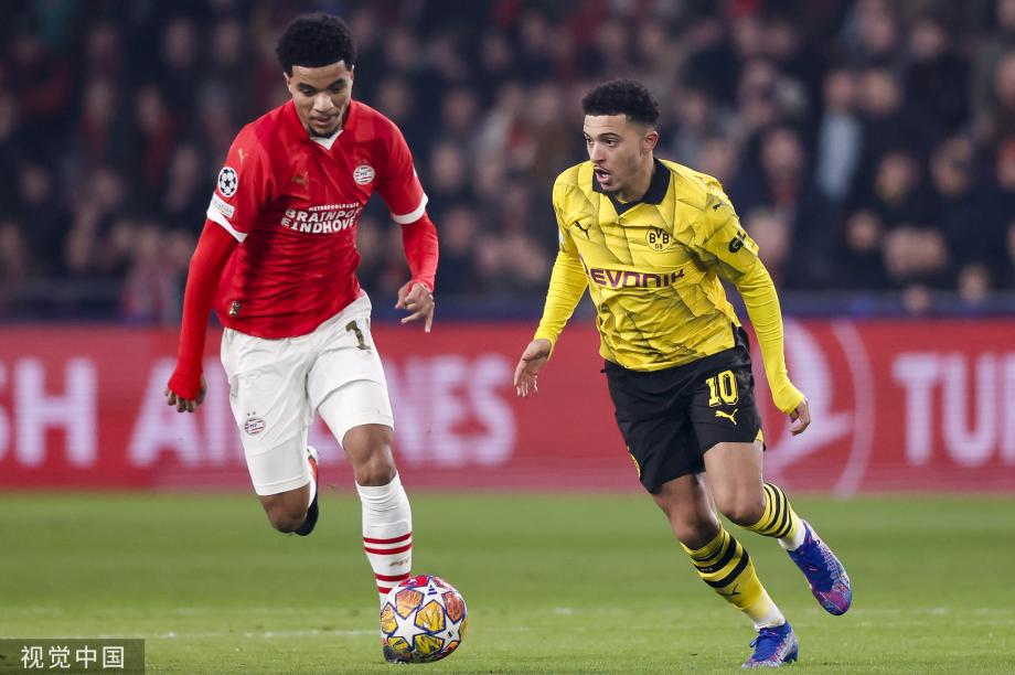 马伦破门胡梅尔斯送点 多特蒙德1-1埃因霍温