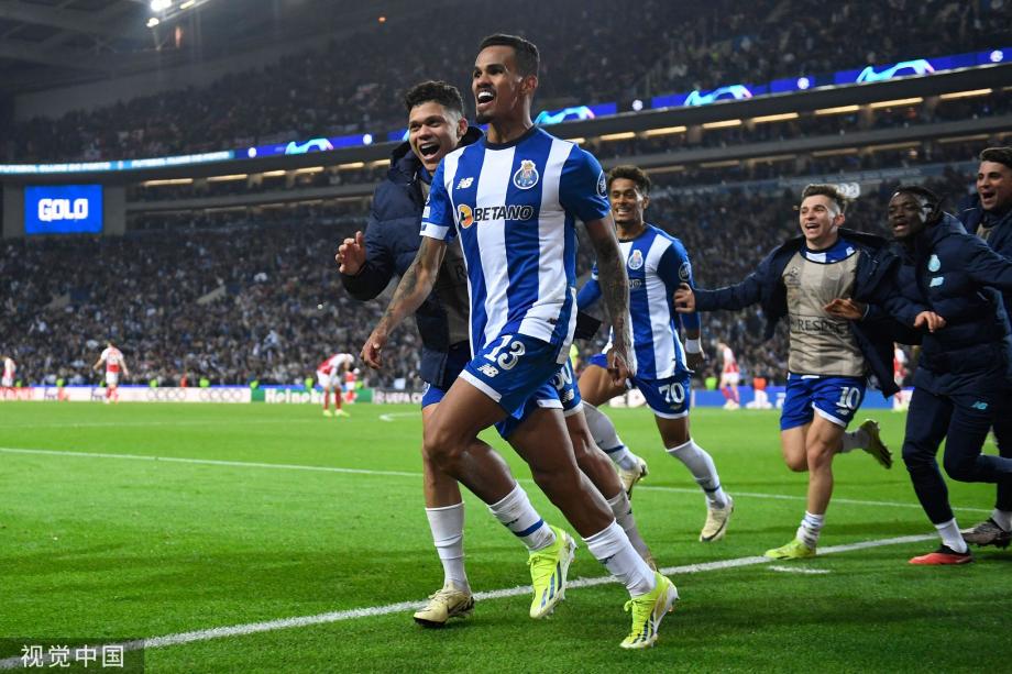 枪手全场0射正 阿森纳0-1遭波尔图读秒绝杀