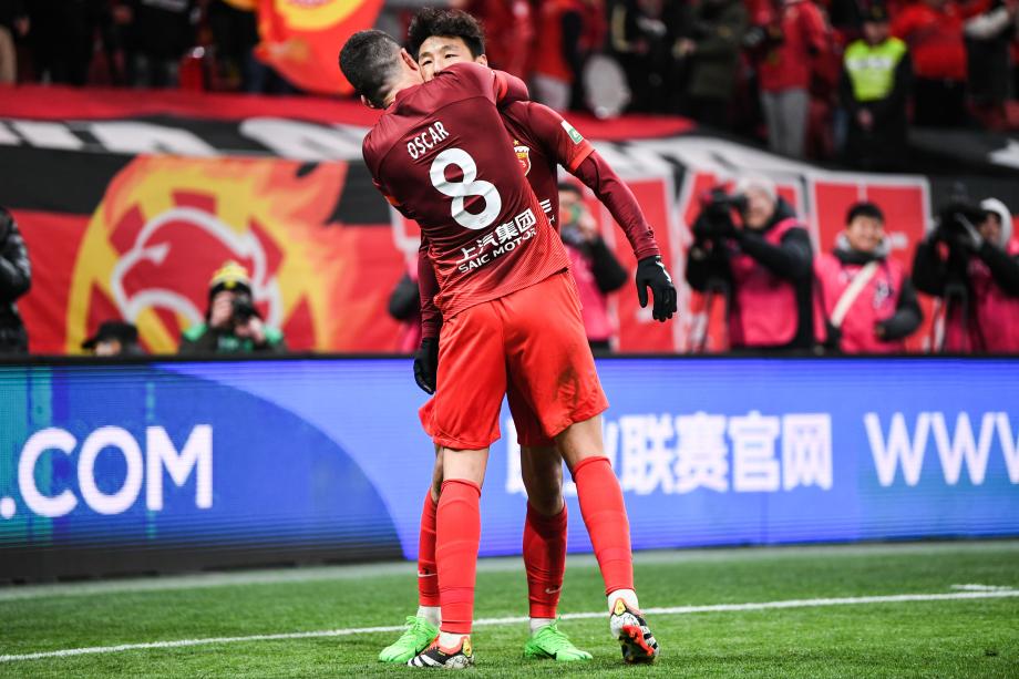 武磊两球王燊超破门 上海海港击败武汉三镇