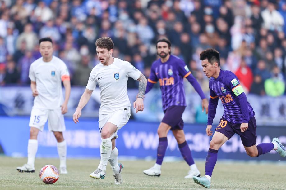 巴顿助攻阿代米进球 天津津门虎平南通支云