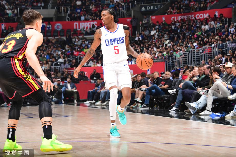 穆雷21+10卡椒54分哈登仅得9分 快船不敌老鹰