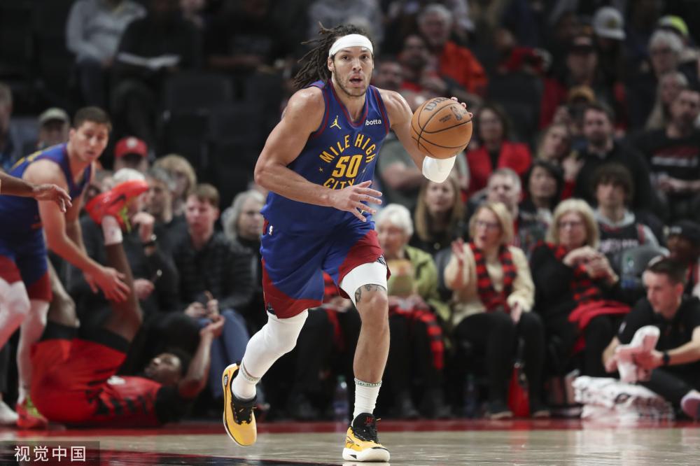 图戈登2212亨德森22分开拓者不敌掘金