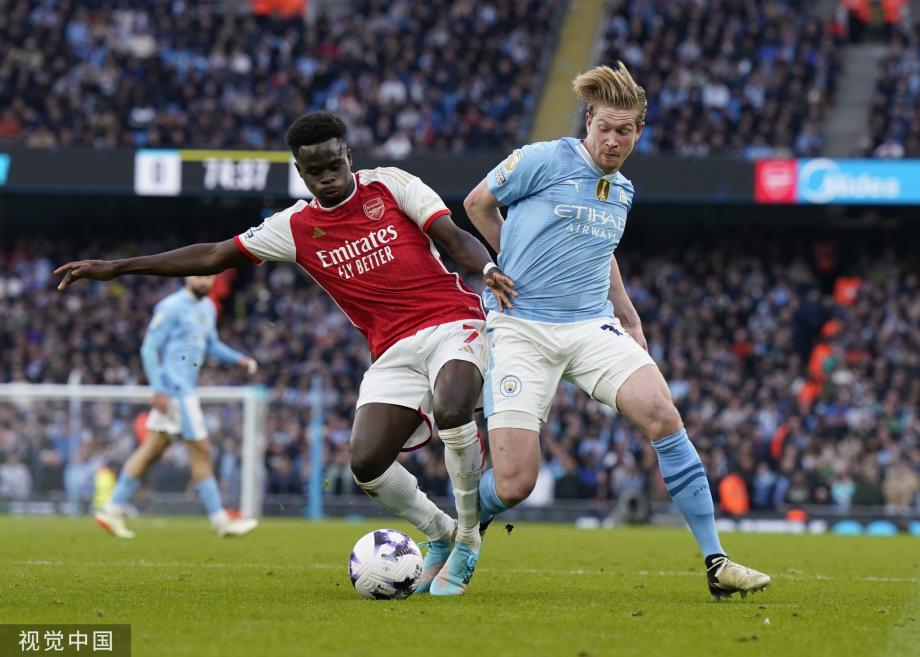 英超-哈兰德哑火阿克伤退 曼城0-0闷平阿森纳