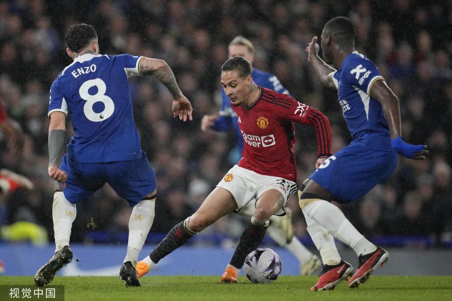 帕尔默戴帽+绝杀 切尔西主场4-3曼联