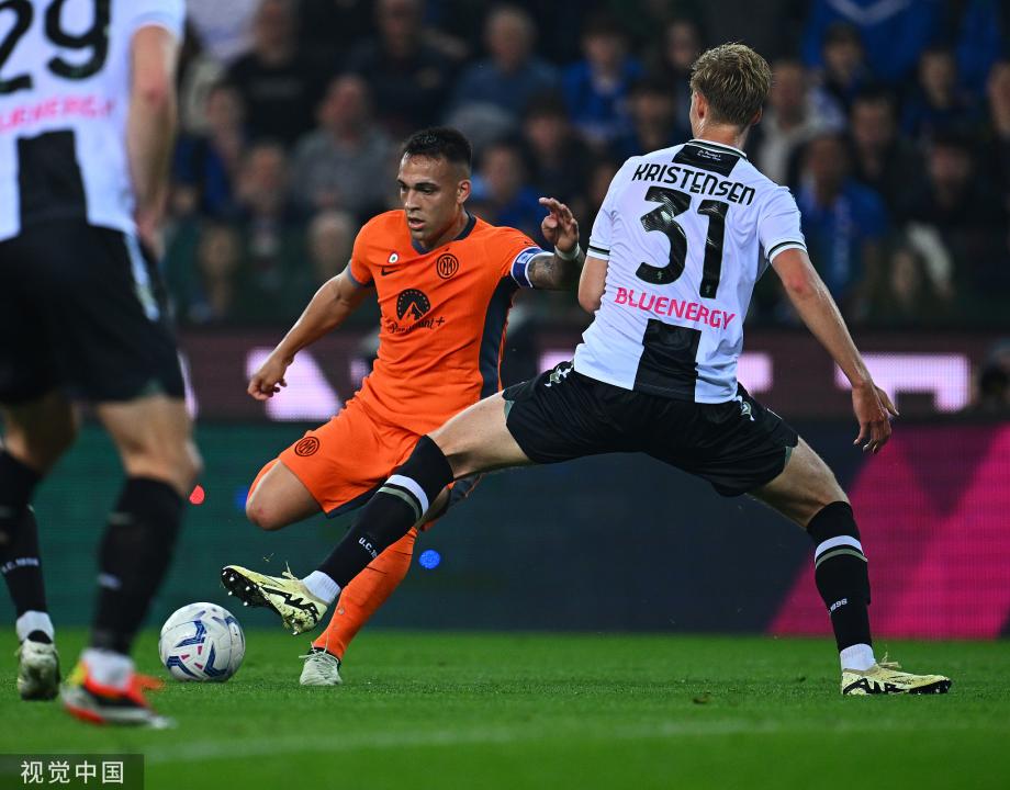 弗拉泰西绝杀 国米2-1逆转乌迪内斯继续领跑