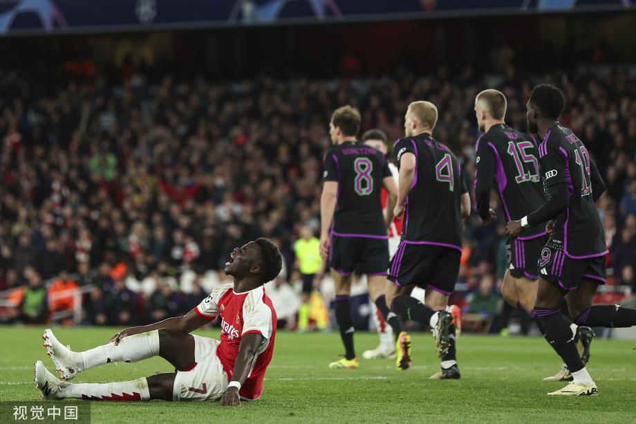 凯恩点射特罗萨德救主 阿森纳首回合2-2拜仁