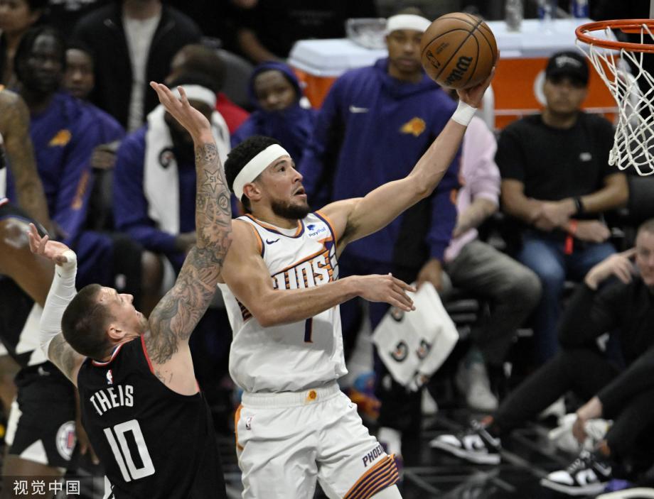 布克37分杜兰特24+9 太阳胜残阵快船