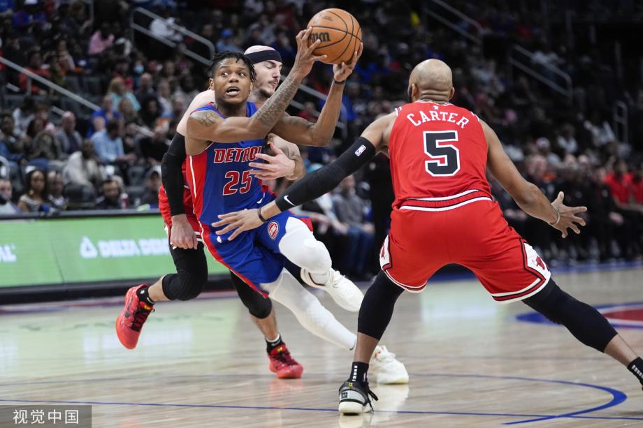 德罗赞39+7武切维奇27+11 公牛客场大胜活塞