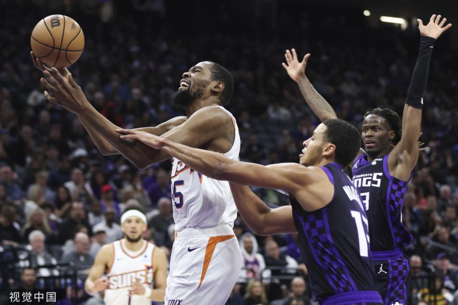 1分险胜！杜兰特砍28+5 太阳16分逆转击败国王