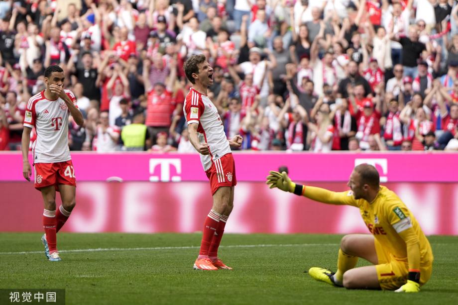 格雷罗穆勒建功 拜仁2-0科隆落后榜首13分