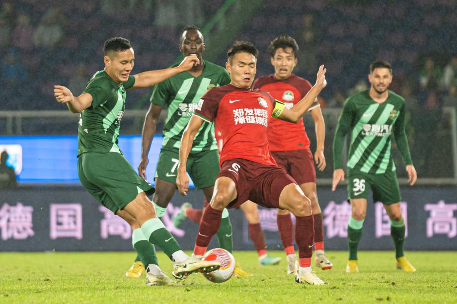 中超-程进传射顾斌世界波 浙江4-1大胜河南