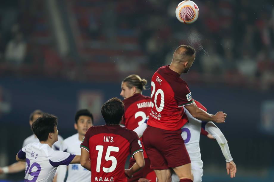 郭皓破门韩鹏飞头槌 天津津门虎2-1逆转河南