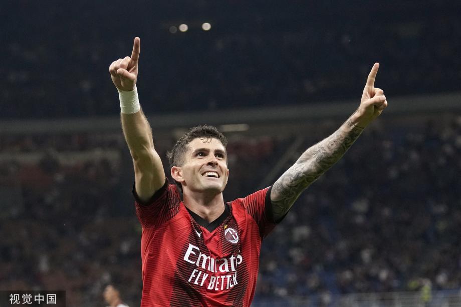 普利西奇双响莱奥传射 米兰5-1大胜卡利亚里