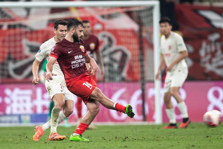 中超-奥斯卡巴尔加斯破门 海港2-0蓉城取五连胜