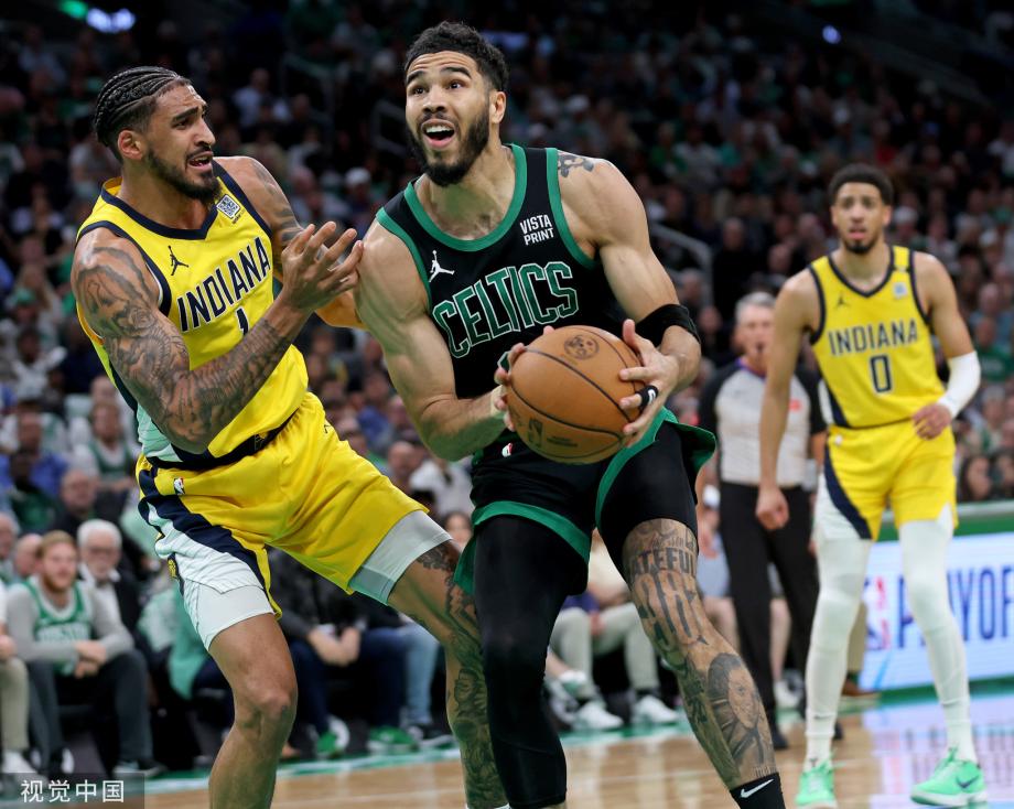 布朗40+5哈利伯顿伤退 绿军再胜步行者2-0领先