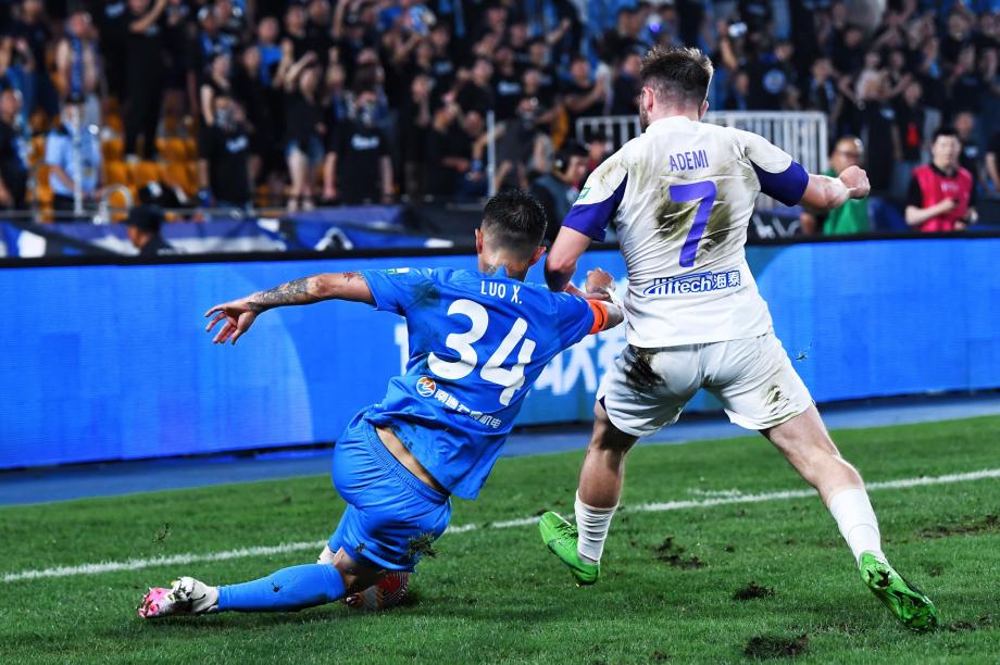 中超-什科里奇绝平救主 南通支云1-1天津津门虎