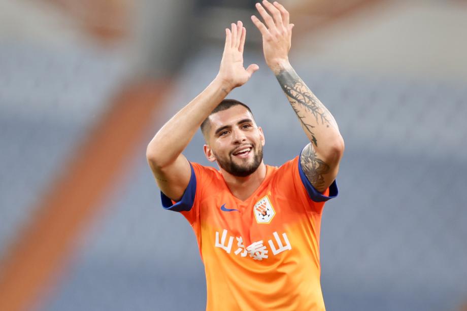 毕津浩头槌马塞尔破门 山东泰山3-1河南晋级