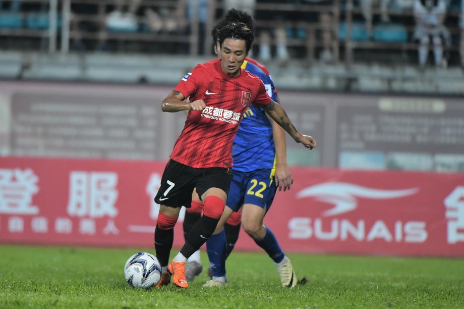 韦世豪破门 成都蓉城2-1南京城市晋级4强