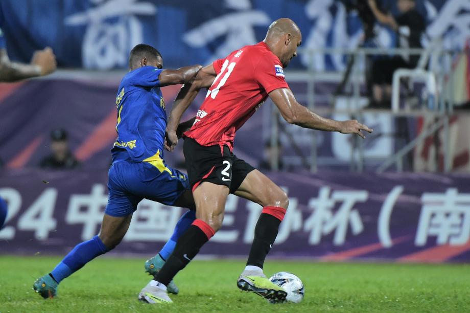 韦世豪破门 成都蓉城2-1南京城市晋级4强