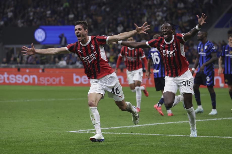 意甲-加比亚头球破门 米兰击败国米获联赛两连胜