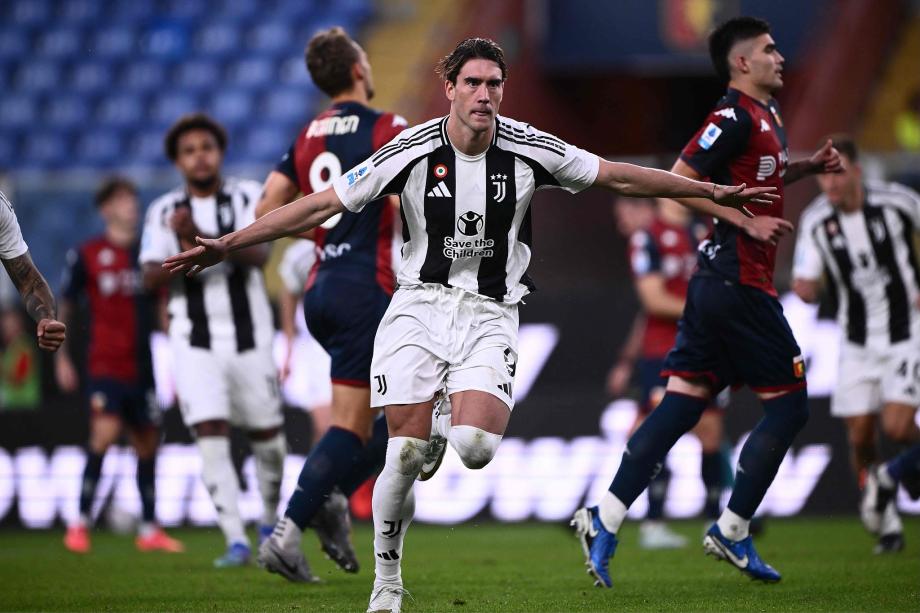 弗拉霍维奇双响 尤文3-0热那亚终结进球荒