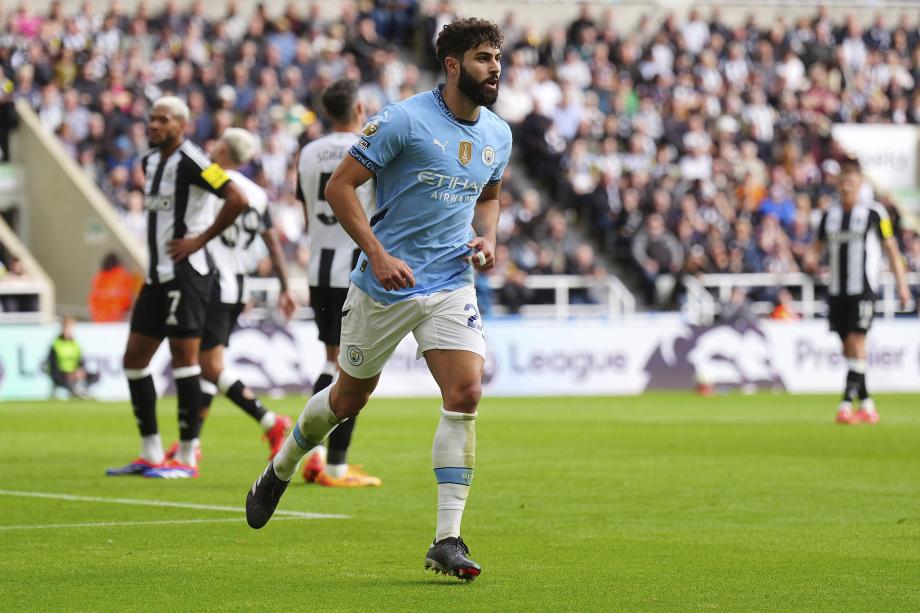 格瓦迪奥尔破门 曼城1-1纽卡联赛两连平