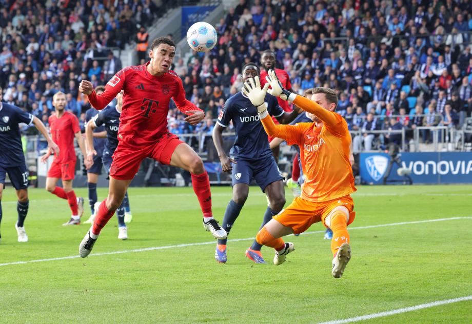 德甲-穆西亚拉传射凯恩破门 拜仁5-0波鸿领跑