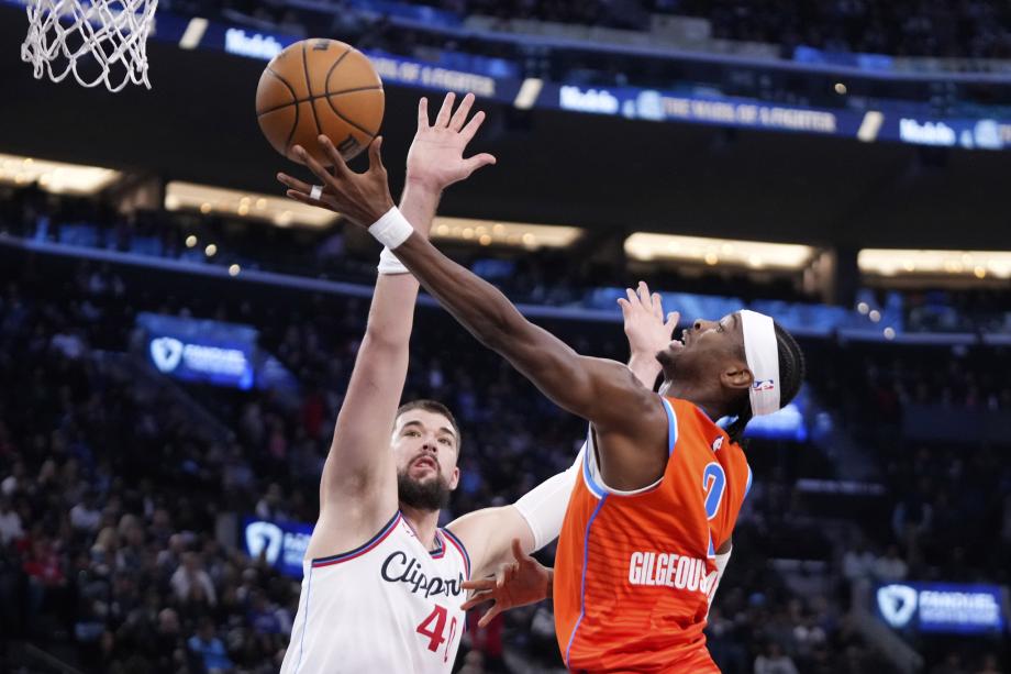 NBA-亚历山大25+9哈登12分 雷霆6人上双轻取快船