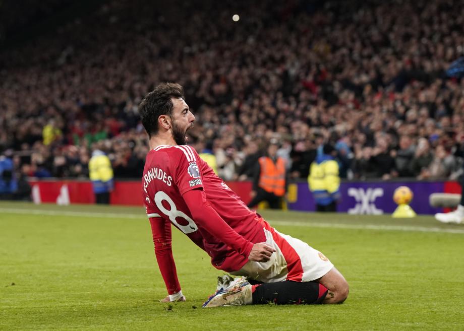 英超-B费点射凯塞多破门 曼联1-1切尔西