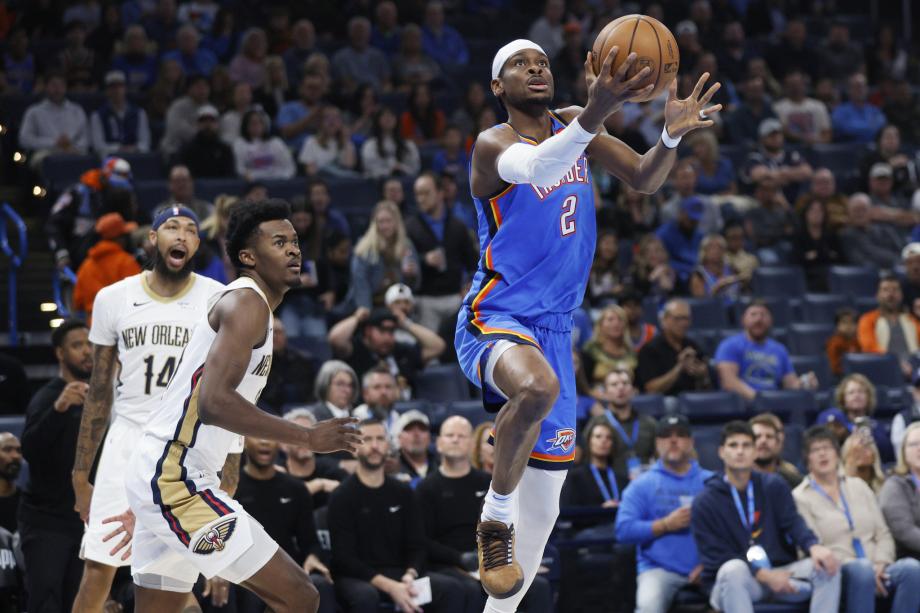 杰威31+7亚历山大29分 雷霆大胜送鹈鹕6连败