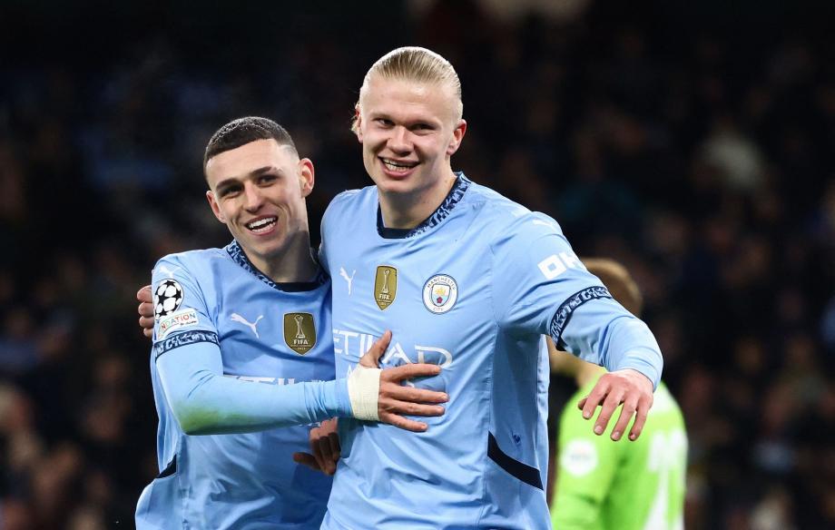 欧冠-哈兰德双响 曼城3-3费耶诺德6场不胜