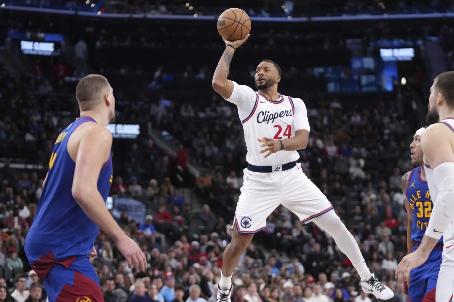 哈登39+11+9约基奇三双 快船险胜掘金