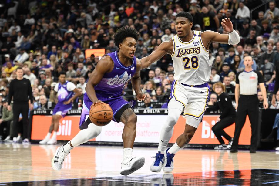 詹姆斯27+14浓眉33+11 湖人险胜爵士回西部第5