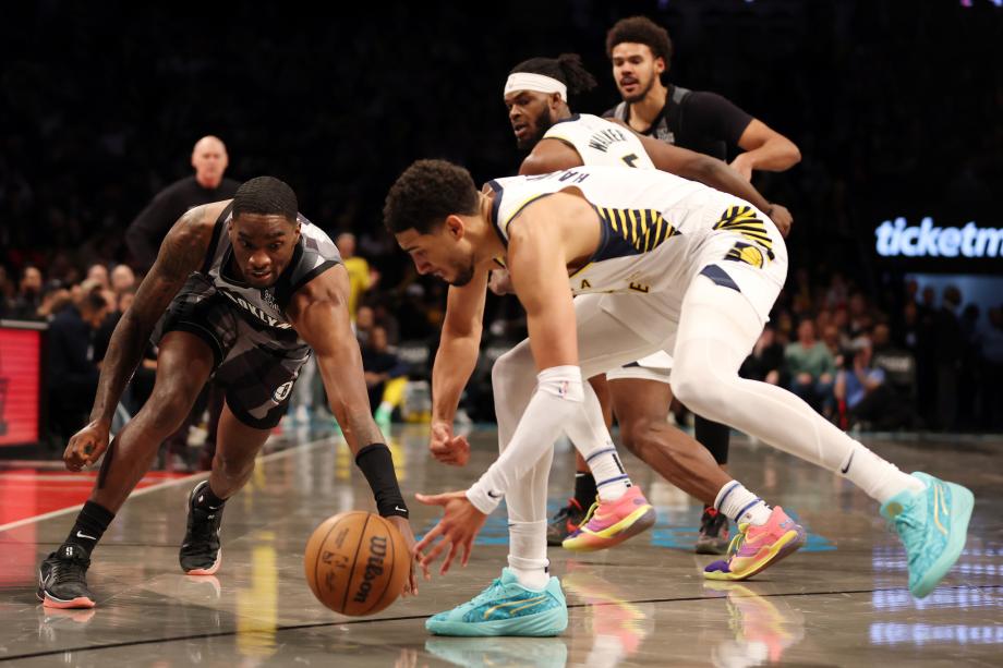 约翰逊26+7哈里伯顿17分 篮网胜步行者