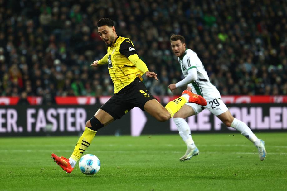 吉腾斯破门格罗斯送点 多特蒙德1-1战平门兴