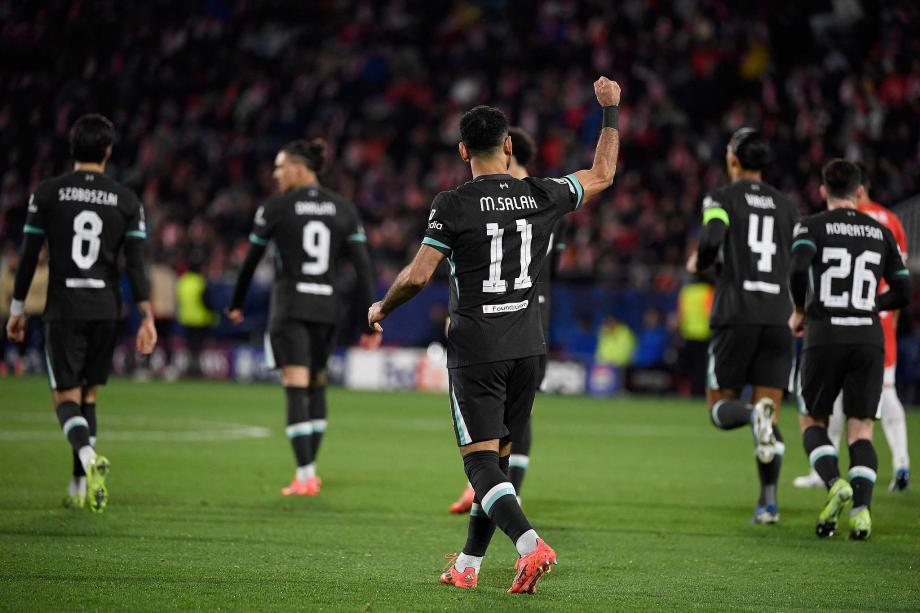 萨拉赫点射 利物浦1-0赫罗纳提前出线