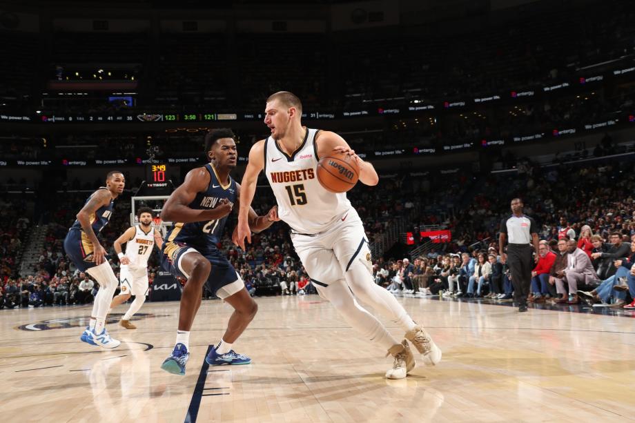 约基奇三双穆雷27+8 掘金加时逆转送鹈鹕七连败